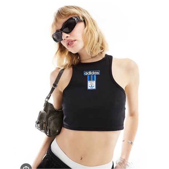 ADIDAS Adibreak Cropped Tank Top, NWT - Picture 6 of 9